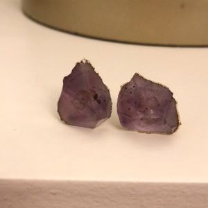 Natural stone earrings